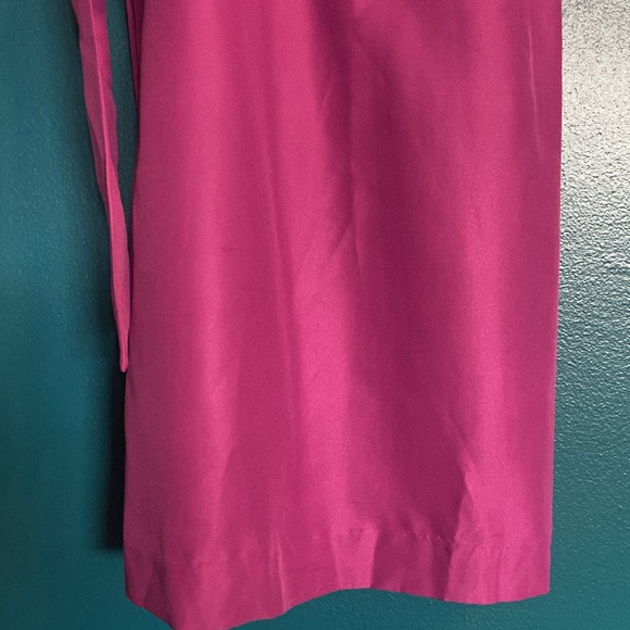 New York & Company Color-block Dolman Ruffle Sleeve Midi Dress - Picture 8 of 13